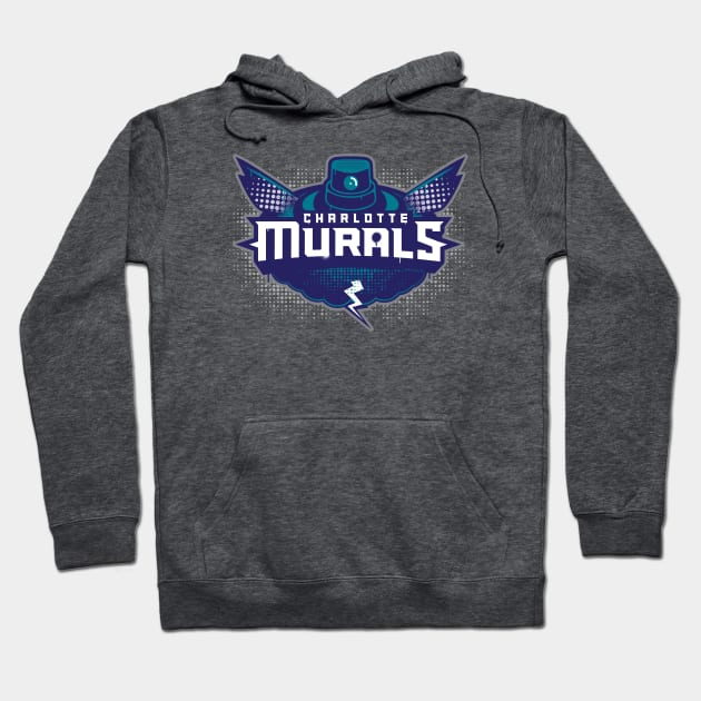 Charlotte Murals Hoodie by Mikewirthart